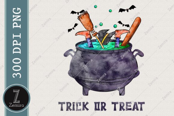 Download Trick or Treat Witch Brew Halloween Vibe - Premium Resources