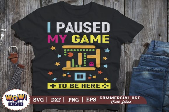 Download I Paused My Game to Be Here Svg, Gaming - Premium Resources