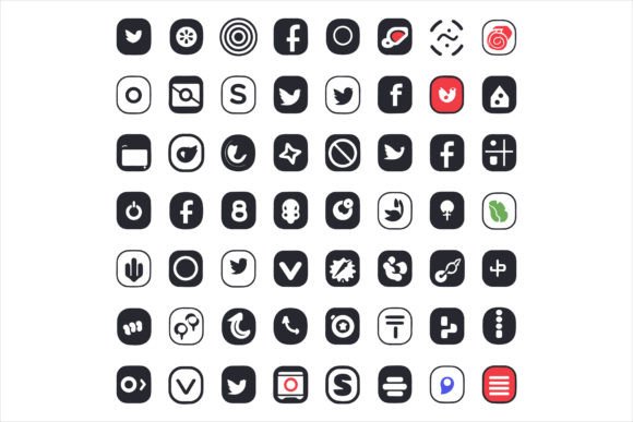 Download Social Media Icon Set Vector - Icon set Collection